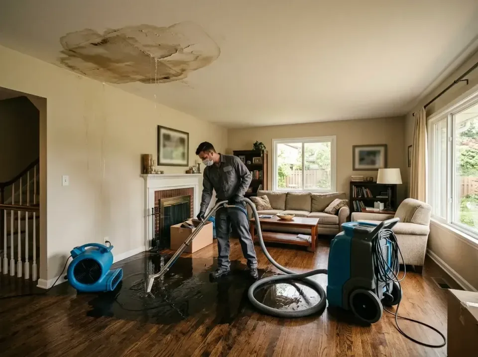 attic-pipe-burst-ceiling-drip-008 — frequently asked questions, Water Damage Restoration & Carpet Care in Niles, OH